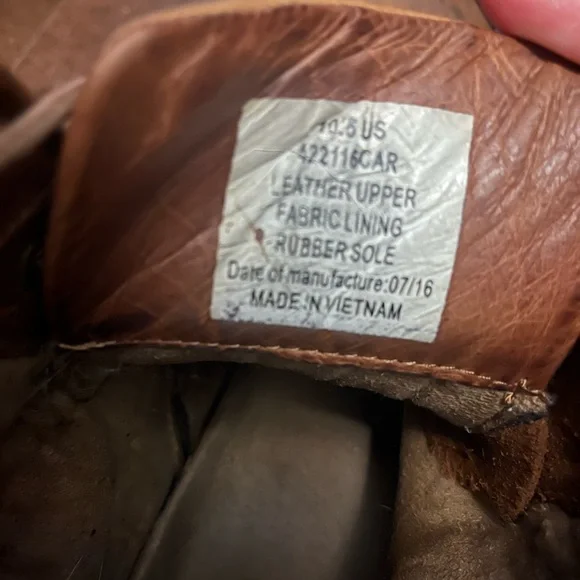 KODIAK Men's Brown Leather Boots by Kodiak size 10.5 - Picture 7 of 8